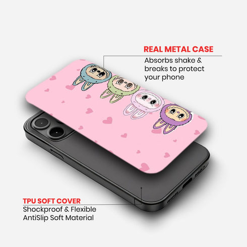 LA BU BU "Love Parade" Multi-Color Character Phone Cover image 1